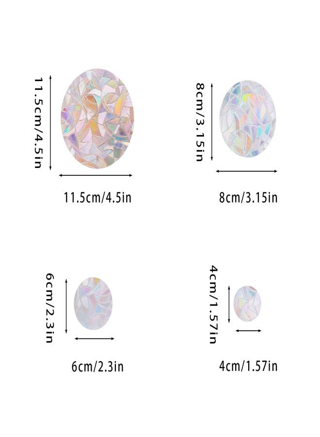 phnydreg 44 Pcs Window Clings Circles Stars Clouds Anti Collision Window Stickers Sun Catcher Stickers for Bird Strikes - Image 2